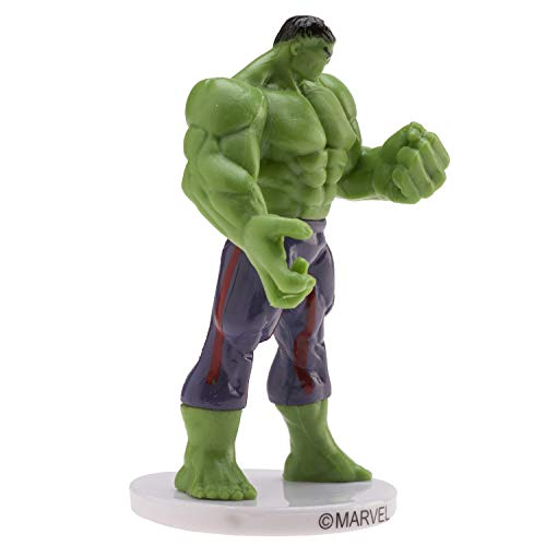 Dekora - Decoracion para Tartas con la Figura de Hulk de 9 cm