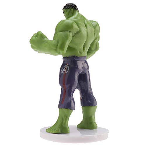 Dekora - Decoracion para Tartas con la Figura de Hulk de 9 cm