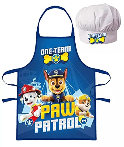 Delantal + toque Chef cocinero de la Patrulla Canina