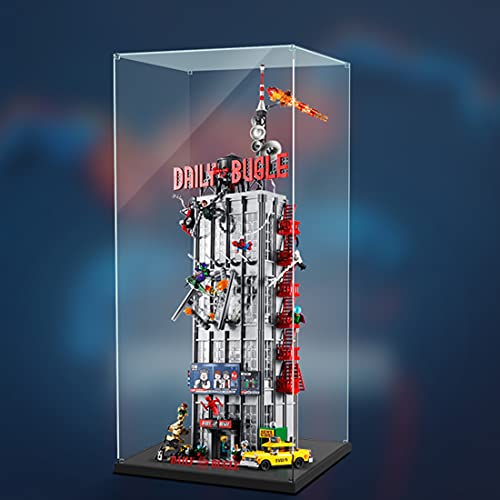 Dellia Vitrina acrílica para Lego 76178 Spider-Man Daily Bugle, expositor de acrílico compatible con Lego Marvel 76178 (sin set Lego)