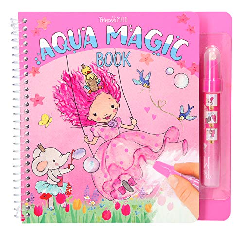 Depesche 10380 Libro para Colorear Princess Mimi Aqua Magic portatil, Multicolor