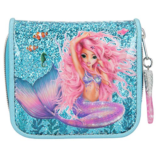 Depesche-DP-0010981 Monedero Fantasy Model Mermaid, Azul, Aprox. 3 x 12 x 10 cm, Color (10981)