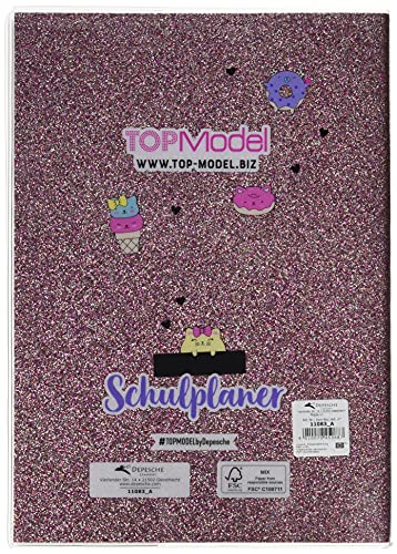 Depesche TopModel 11083 - Agenda Escolar 2020/21, Color Rosa