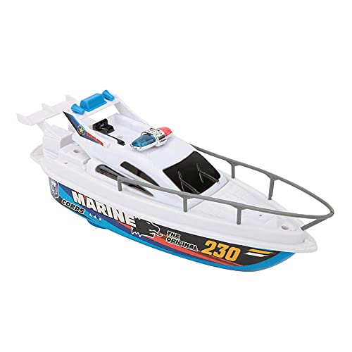 Deror Barco de Juguete, Barco de Vela, Barco de Velocidad eléctrica Modelo de Juguete Piscina de baño Barco de Juguete para niños