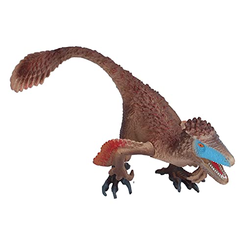 Deror Utahraptor Dinosaurios Modelos de Animales Juguetes de simulación Regalos Decoraciones para niños plástico PVC(A)