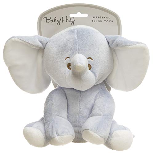 Desconocido Hug Me 3830047238688 Elefante de Peluche Juguete, 25 cm, Color Azul