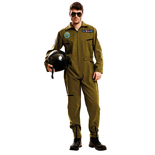 Desconocido My Other Me-202627 Piloto Disfraz Top Gun para hombre, S (Viving Costumes 202627)