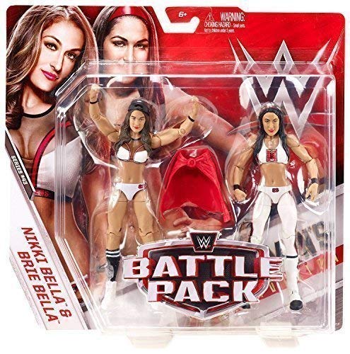 Desconocido WWE Pack de Lucha Serie 43 Figura de Acción - Brie & Nikki Bella ( la Bella Gemelos)