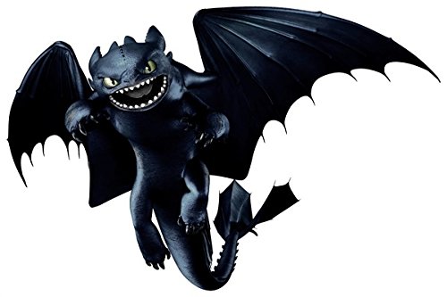 Desdentado Toothless Furia Nocturna Negro 40cm Muñeco Peluche Como Entrenar a Tu Dragon 2 (HTTYD 2) Pelicula Animacion Original