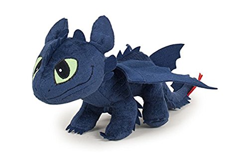 Desdentado Toothless Furia Nocturna Negro 40cm Muñeco Peluche Como Entrenar a Tu Dragon 2 (HTTYD 2) Pelicula Animacion Original