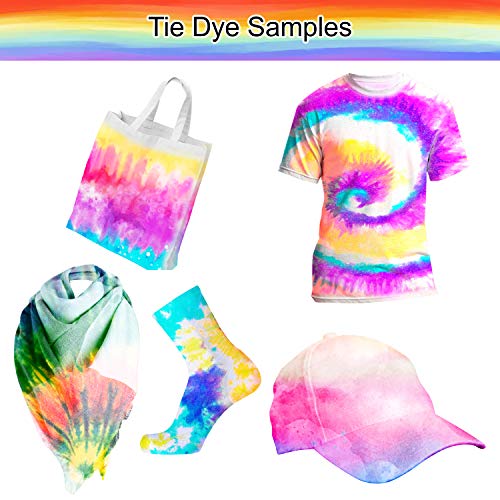 Desire Deluxe - Kit de tintes de 9 Colores para teñir Tela y Ropa Tie Dye Kit - Actividad Creativa y artística para niños y Adultos