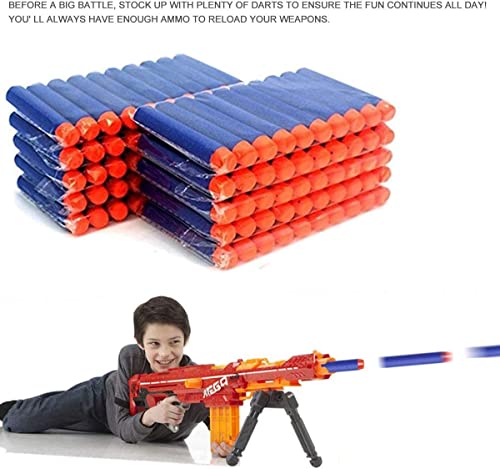 DEWEL Dardos Nerf 200pcs 7.2cm Espuma Suave Dardos Recarga Bala Blasters para Nerf N-Strike Elite Serie Niños Juguete Pistola