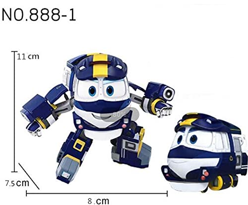 DGDH Juguetes para niños, Robot Trenes Figuras Transformación Robot Kay Train Deformation Train Figure Figure Toys para niños Un Juguete Seguro