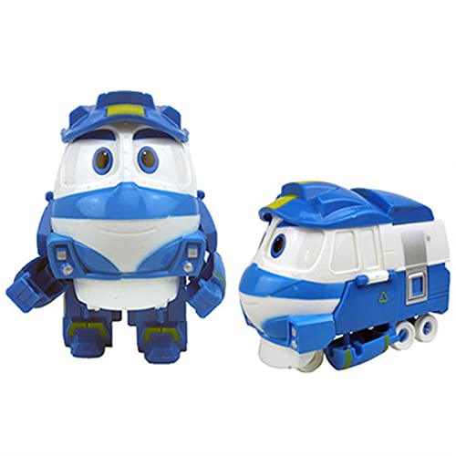 DGDH Juguetes para niños, Robot Trenes Figuras Transformación Robot Kay Train Deformation Train Figure Figure Toys para niños Un Juguete Seguro