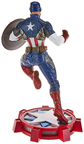 Diamond Select Toys- Diamond Captain Estatua Capitán América, Multicolor, Talla única (AUG172640)