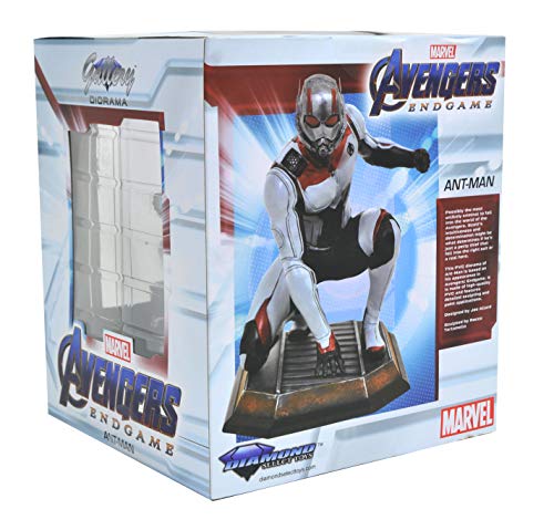 DIAMOND SELECT TOYS- Diorama de la colección Marvel Gallery de Diamond Select del Personaje Ant-Man de la película Avengers: Endgame PVC, Multicolor (MAY192368)