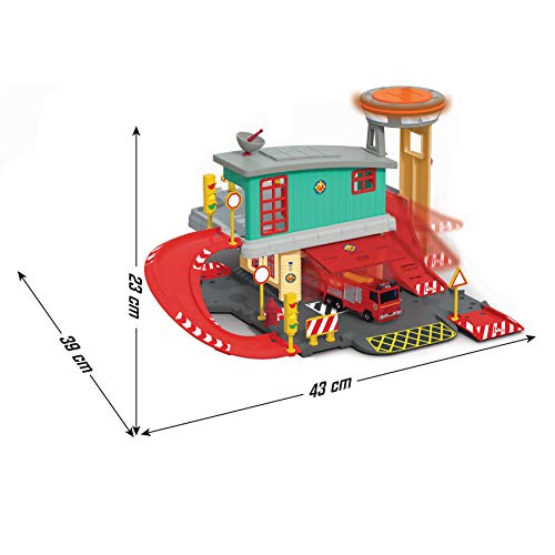 Dickie Toys- Sam Fire Sation Tamaño: 45 x 23 cm, Multicolor, 0 (203097003) , color/modelo surtido