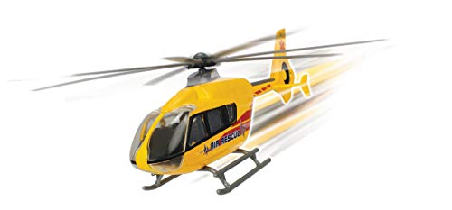 Dickie Toys Unit policía, helicóptero de juguete (metal, 2 modelos diferentes, 21 cm), multicolor (203714006) , color/modelo surtido