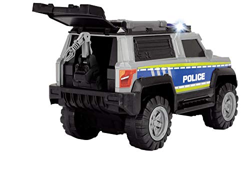 Dickie- Vehículo de policía SUV luz y Sonido Action Series 30cm 3306003 Coche Juguete