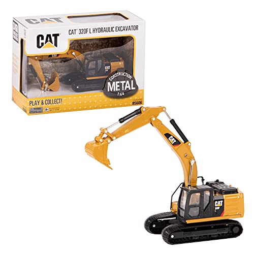 Diecast Masters 85606 Caterpillar 320F L - Vehículo de construcción en Caja con Ventana, Escala 1:64, Aprox. 14 x 5 x 7,8 cm, a Partir de 8 años, Adecuado para coleccionistas y como Regalo