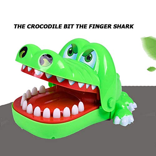 Dientes de cocodrilo juguetes 15,5 x 12,5 x 7,5 cm Crocodile Teeth Toys Juego Crocodile Dentista Juegos Divertidos Juguetes Familiares Juego de Tablero años Niños Niñas Adultos