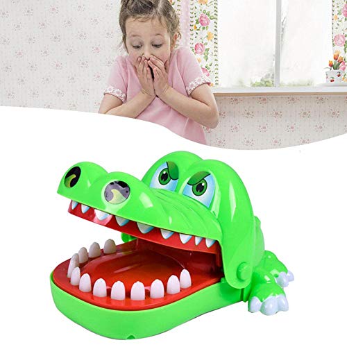 Dientes de cocodrilo juguetes 15,5 x 12,5 x 7,5 cm Crocodile Teeth Toys Juego Crocodile Dentista Juegos Divertidos Juguetes Familiares Juego de Tablero años Niños Niñas Adultos