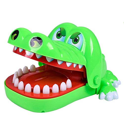 Dientes de cocodrilo juguetes 15,5 x 12,5 x 7,5 cm Crocodile Teeth Toys Juego Crocodile Dentista Juegos Divertidos Juguetes Familiares Juego de Tablero años Niños Niñas Adultos