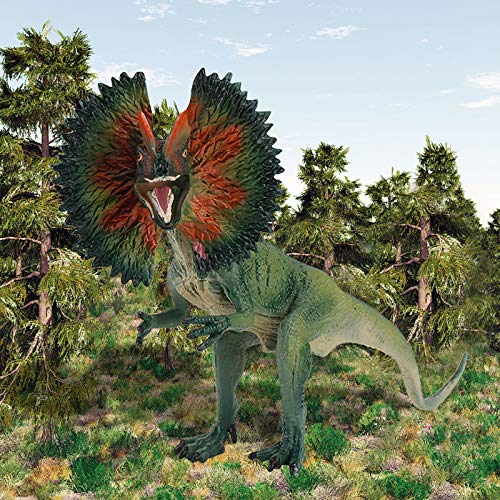 DIII Modelo realista de dinosaurio realista dilophosaurus dinosaurios figura de regalo