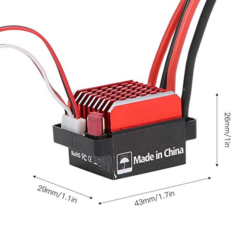 Dilwe Motor Cepillado ESC RC, Controlador de Velocidad electrónico Cepillado 360A + Motor Cepillado 550 1:10 Repuesto de actualización de Coche RC(29T)