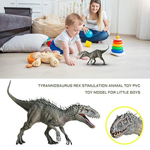 Dinosaurio Parque De Juguetes, Plástico Jurásico Indominus Rex Figuras De Acción Boca Abierta Dinosaurio Mundo Animales Modelo Para Coleccionista, Decoración, Favor De Fiesta Kid Toy Gift, 13.4IN