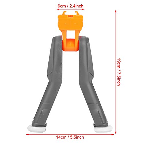 Dioche Juguete Pistola Bípode,Pistola de Bala Suave Plegable Plegable Rifle Bipod Soporte de Soporte Soporte Táctico para Pistola de Juguete