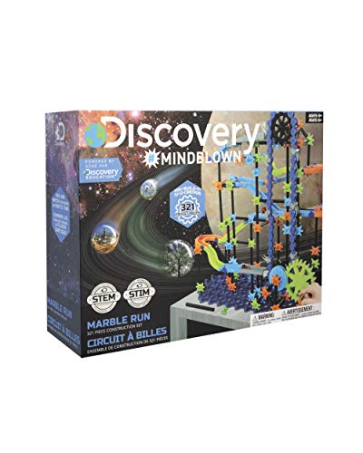 Discovery Mindblown, Pista, Juego canicas Circuito, Piezas construccion, Juguetes para niños, Color Azul (6000343)