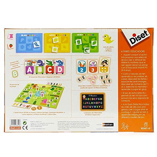 Diset- Activitats Escolars P3 Juego Educativo para Niños, Multicolor (63659)