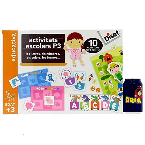 Diset- Activitats Escolars P3 Juego Educativo para Niños, Multicolor (63659)