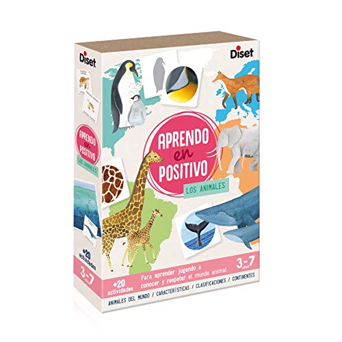 Diset - Aprendo en positivo Los Animales - Juego educativo a partir de 3 años