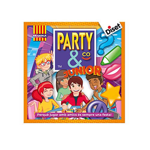 Diset- Party & Co. Junior Juego de Mesa, Multicolor (10105)