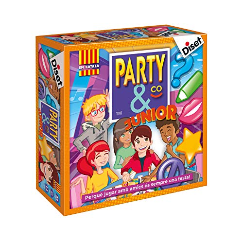 Diset- Party & Co. Junior Juego de Mesa, Multicolor (10105)