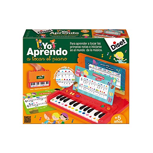 Diset - Yo aprendo a tocar el piano - Juguete educativo a partir de 5 años + Yo aprendo a escribir - Juego educativo a partir de 4 años