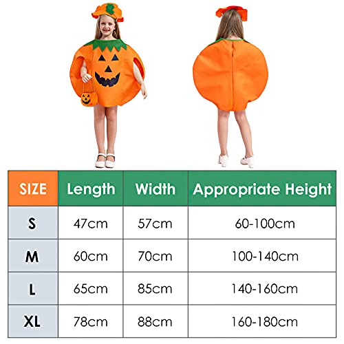 Disfraz de calabaza para bebé, disfraz de Halloween, disfraz de carnaval, mono con gorro, talla L