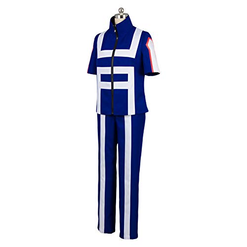 Disfraz de Cosplay Anime de Halloween Uniforme de Izuku Midoriya bakugou Katsuki Traje de Entrenamiento Academia para Hombre, XS