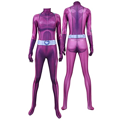 Disfraz de Cosplay de Halloween de superhéroe para adultos Totally Spies Anime Clover Sam Alex Bodysuit Halloween Zentai trajes