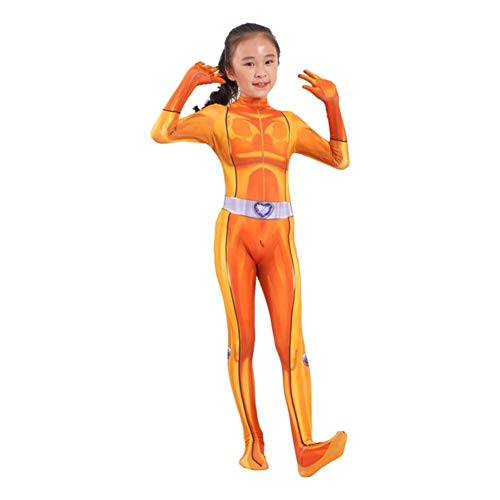 Disfraz de Cosplay de Totally Spies, mono Zentai para adultos y niños, monos de héroe, Cosplay, disfraz de fiesta de Halloween para niños y niñas