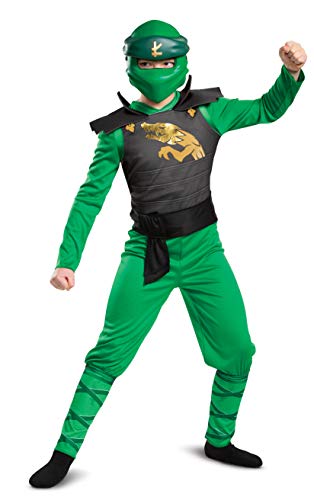 Disguise Disfraz Ninjago Niño Verde, Disfraz Ninja Niño Disponible En Talla L