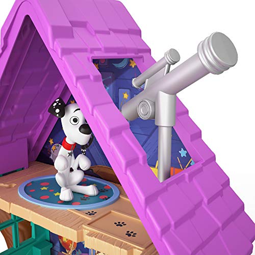 Disney 101 Dalmatian Street Casita del árbol de Dylan con accesorios, juguete niños +5 años (Mattel GDL88) , color/modelo surtido