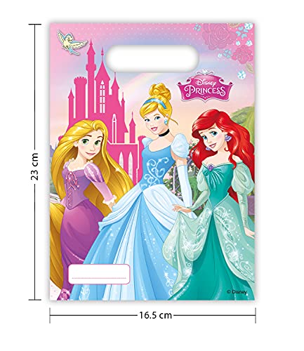 Disney 47111 princesa Party – Bolsas de fiesta 6 ct , color/modelo surtido