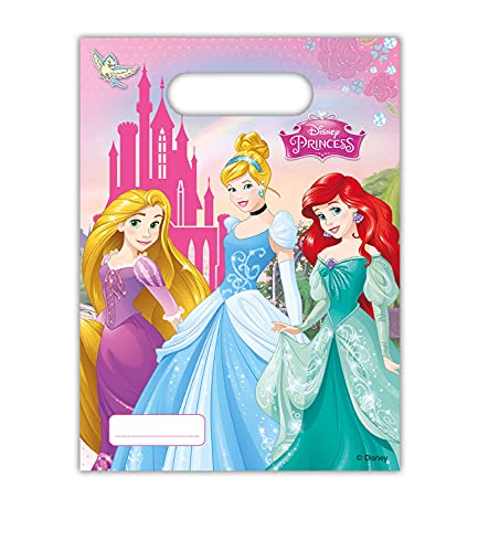 Disney 47111 princesa Party – Bolsas de fiesta 6 ct , color/modelo surtido