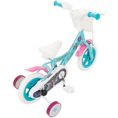 Disney - Bicicleta Infantil, Color Blanco, tamaño 12 Pulgadas