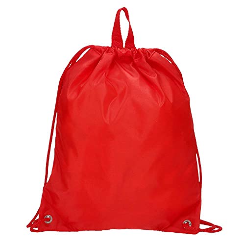 Disney Bolsa de Merienda Minnie Rainbow, Rojo, 27x34 cm