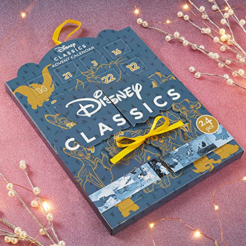 Disney Calendario Adviento 2021, Calendarios de Adviento de Juguete con 24 Joyas Niña de los Animales Disney, Regalos de Navidad Para Niñas