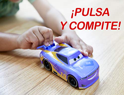 Disney Cars Vehículo Turbocarreras Danny Swervez, Coches de Juguetes niños +3 años (Mattel FYX43)